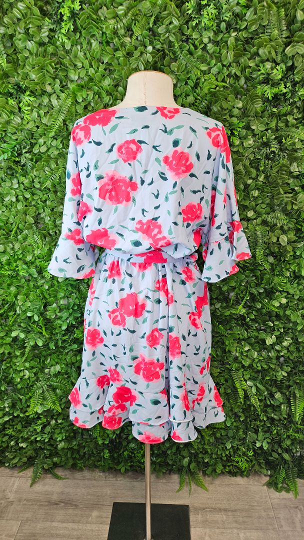 Zafina Floral Frill Dress (14)