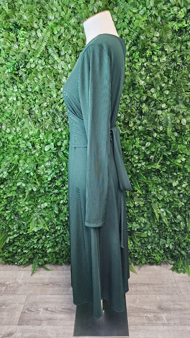 Witchery Green Wrap Dress (14)