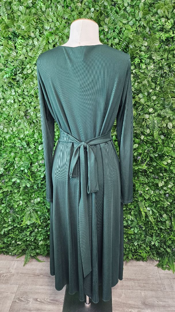 Witchery Green Wrap Dress (14)