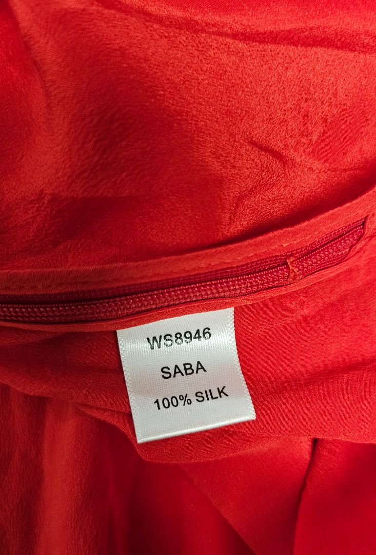 Saba Red Silk Top (14)