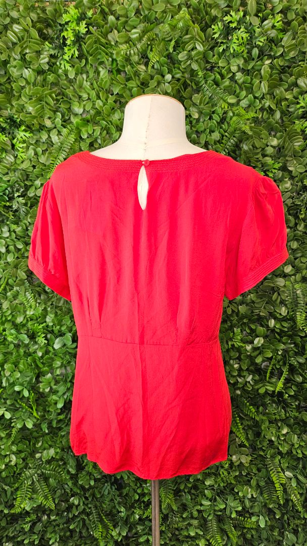 Saba Red Silk Top (14)