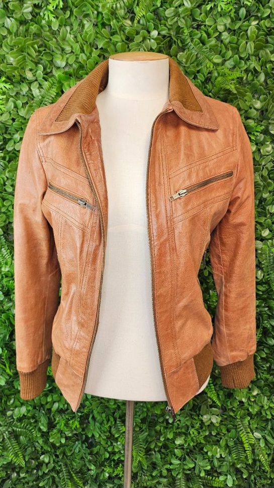 Ferganca Tan Vintage Leather Jacket (10)