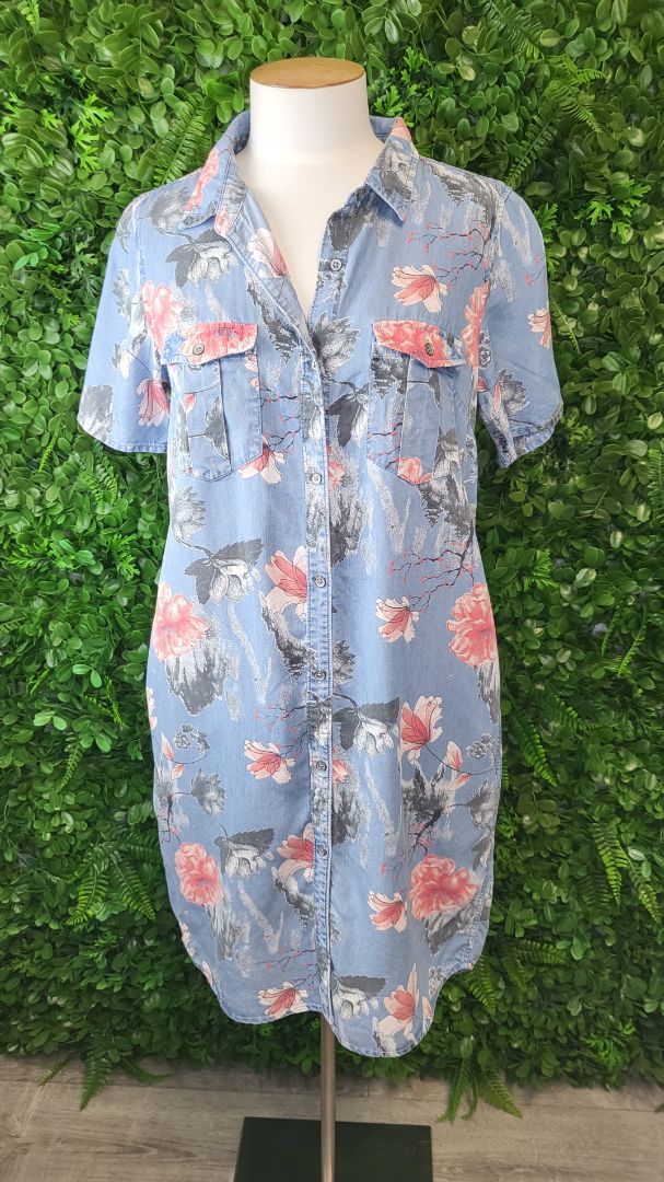 Vassalli Floral Shirt Dress (8)