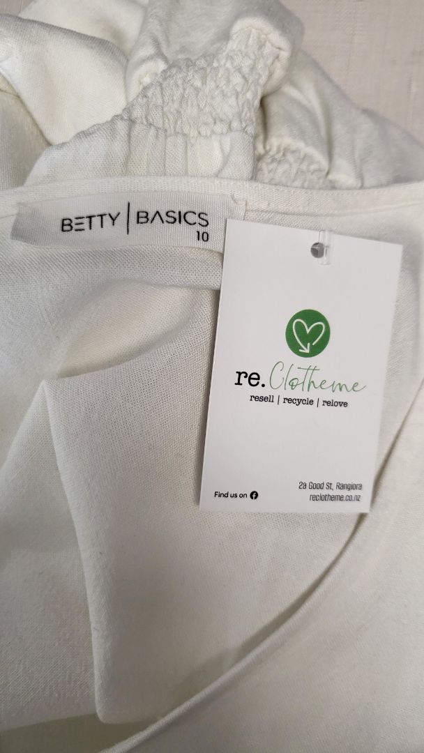 Betty Basics White Midi Dress (10)