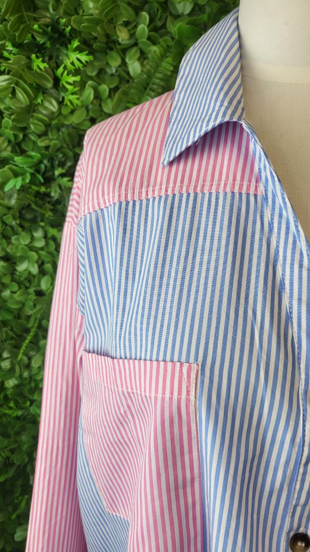 Yours Truly Multi Stripe Shirt (10)