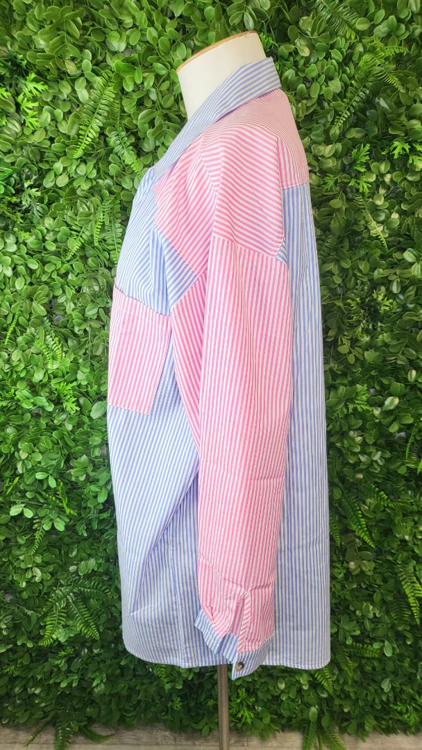 Yours Truly Multi Stripe Shirt (10)