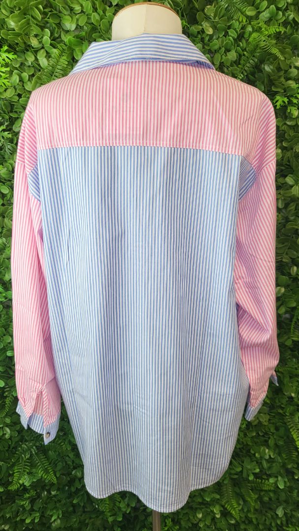 Yours Truly Multi Stripe Shirt (10)