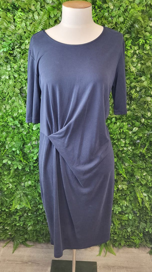 Garcia Navy Twist Dress 14