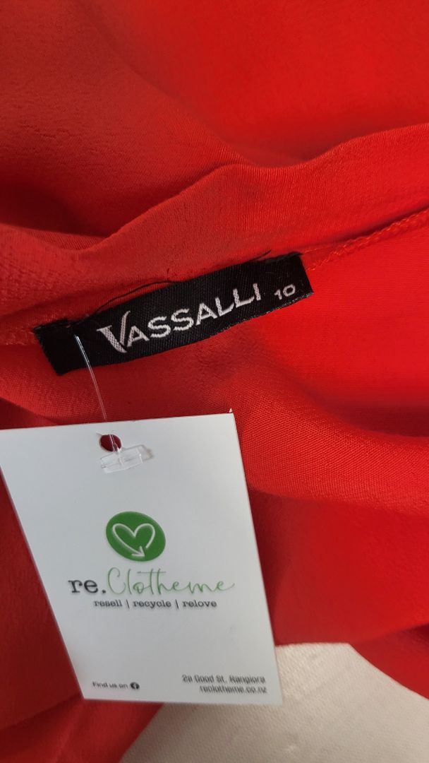 Vassalli Red Longline Cardi (10)