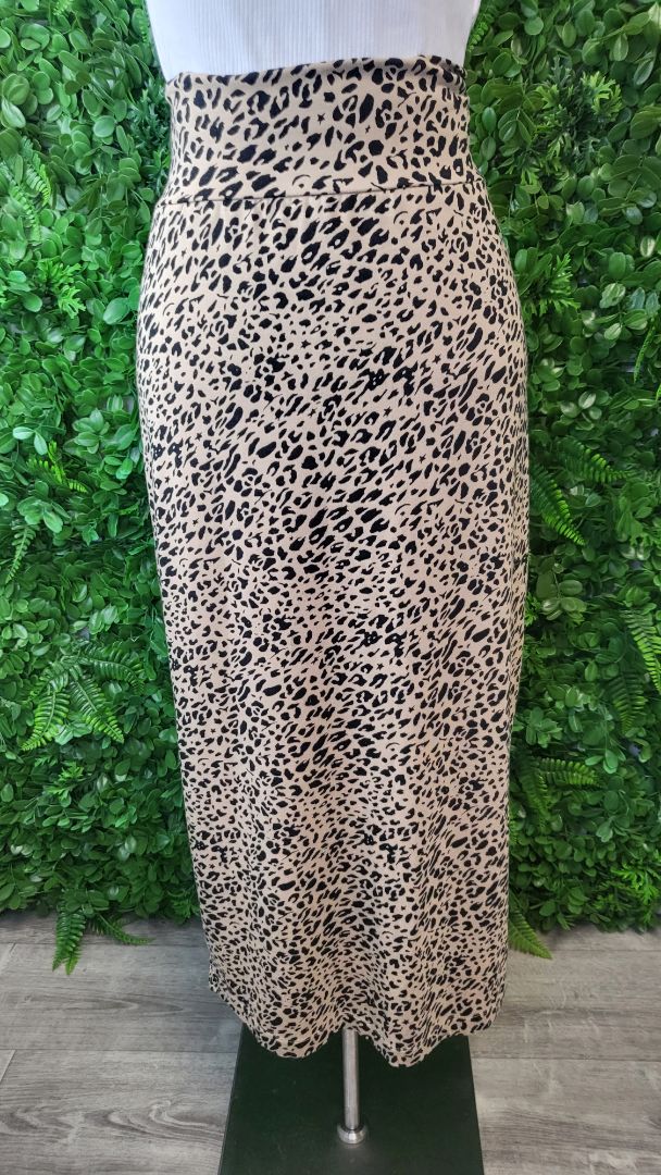 Lou Lou Animal Print Tube Skirt (14-16)