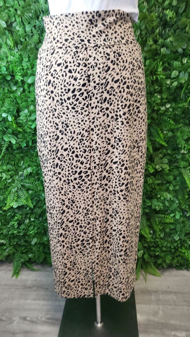 Lou Lou Animal Print Tube Skirt (14-16)