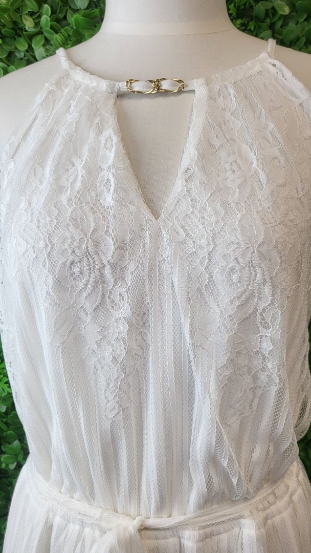 City Chic White Halter Lace Dress (18)