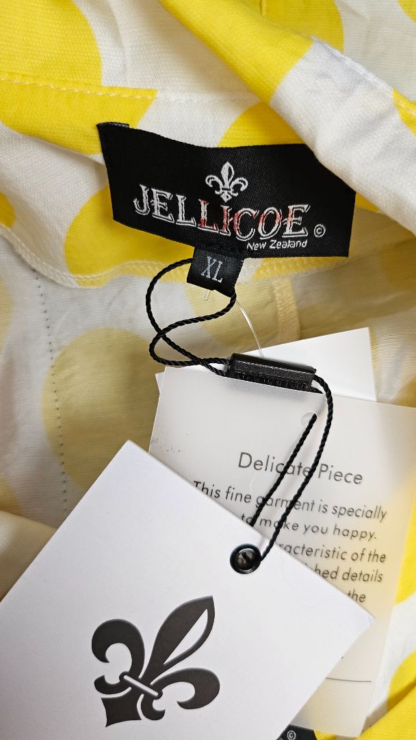 Jellicoe Off White /Yellow Polka Dot Set BNWT (14)