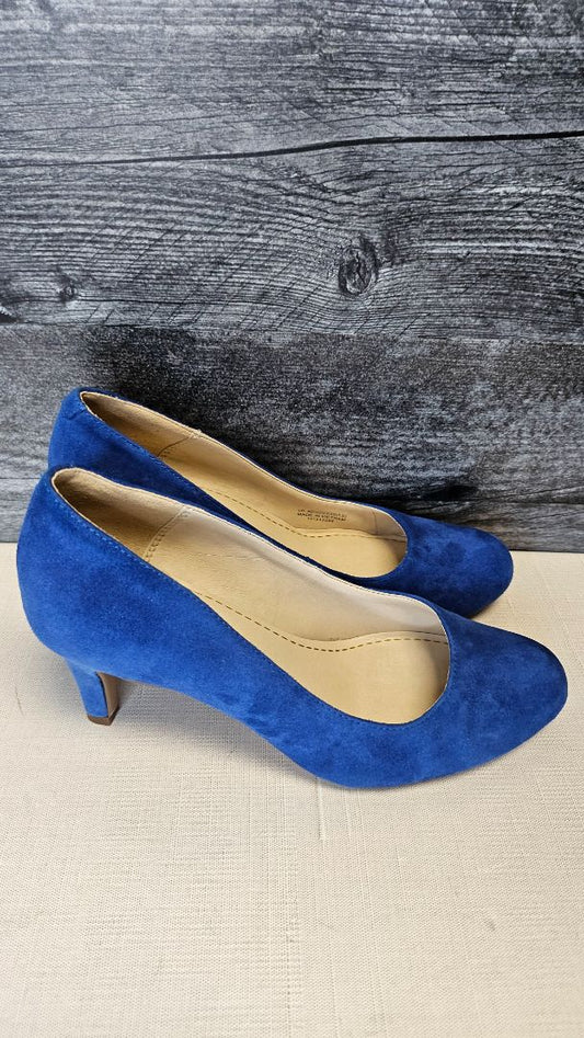 Clarks Cobalt Blue Suede Court Shoe (37)