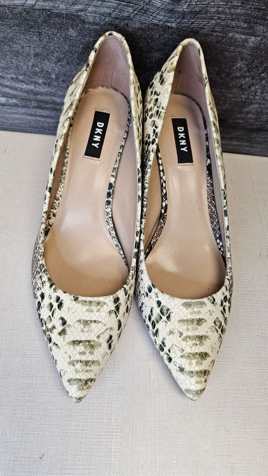 DKNY Print Snakeskin Heel NEW (40)