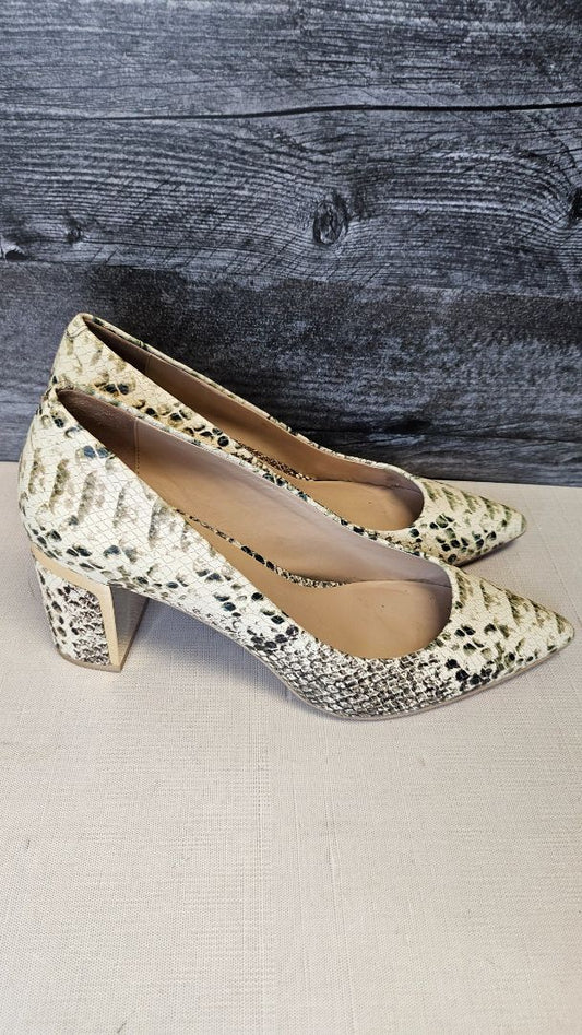 DKNY Print Snakeskin Heel NEW (40)