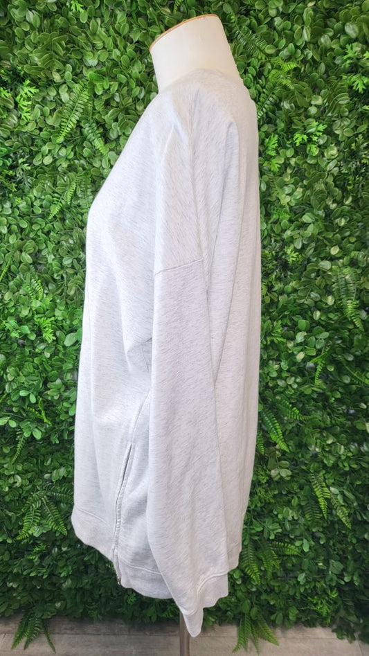 Style Laundry Grey Zip Detail Sweat (10-14)