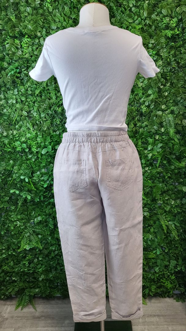 Max Natural Linen Jogger Pant 8