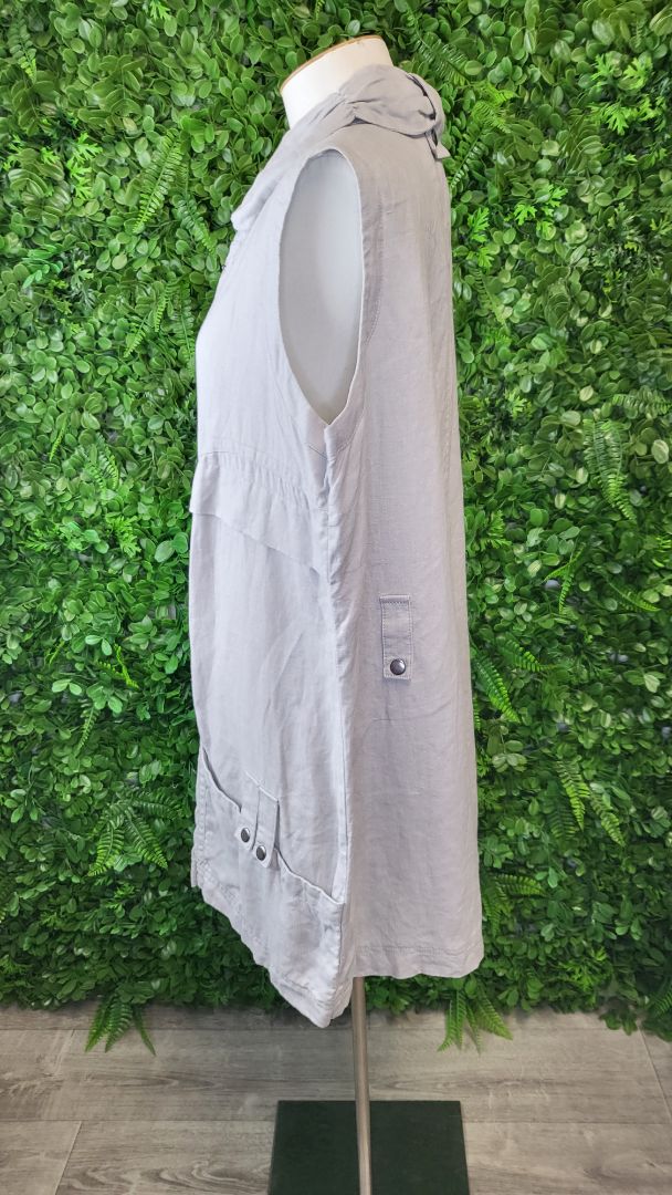 Preen Grey Linen Vest (16)