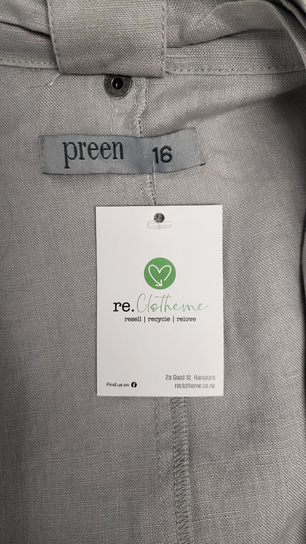 Preen Grey Linen Vest (16)