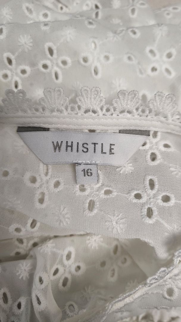 Whistle White Broderie Top (16)