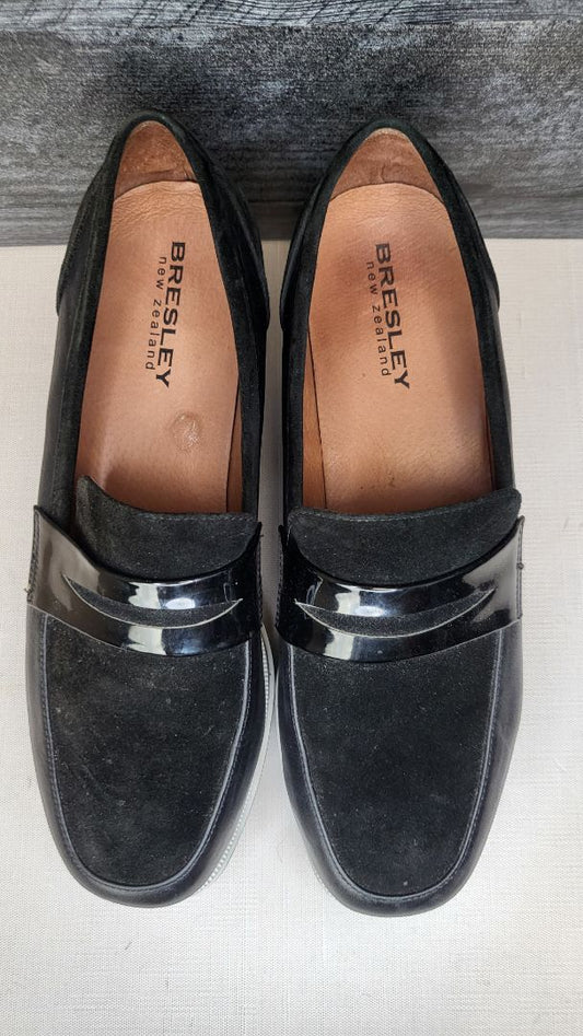 Bresley Black Platform Loafer (42)