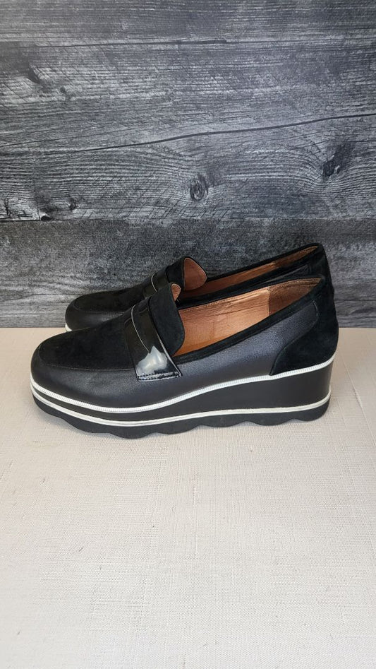 Bresley Black Platform Loafer (42)