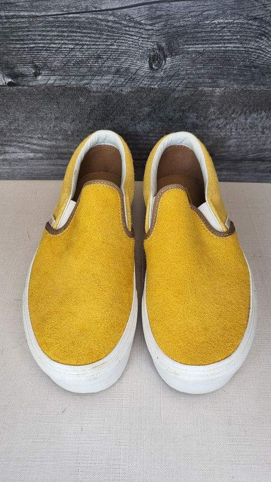 Vans Yellow Slip On Shoe (40.5)