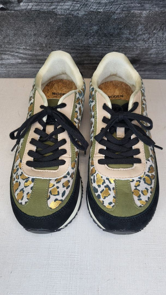 Woden Multi Leopard Sneaker (39)