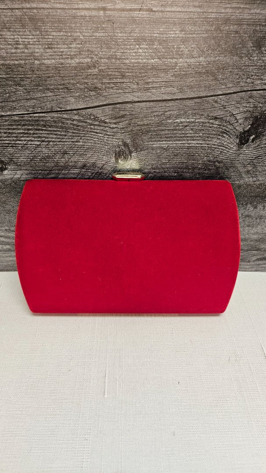 Colette Hayman Red Velvet Clutch 16x24