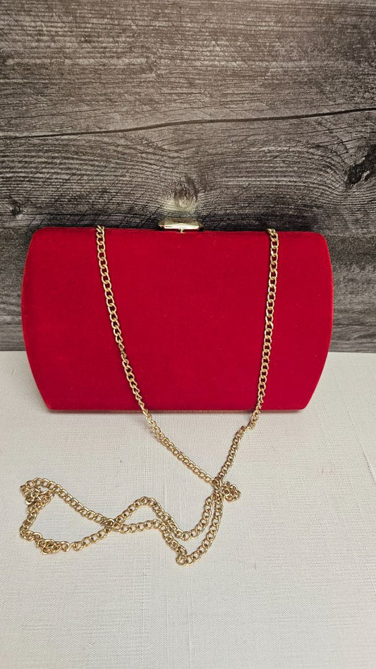 Colette Hayman Red Velvet Clutch 16x24