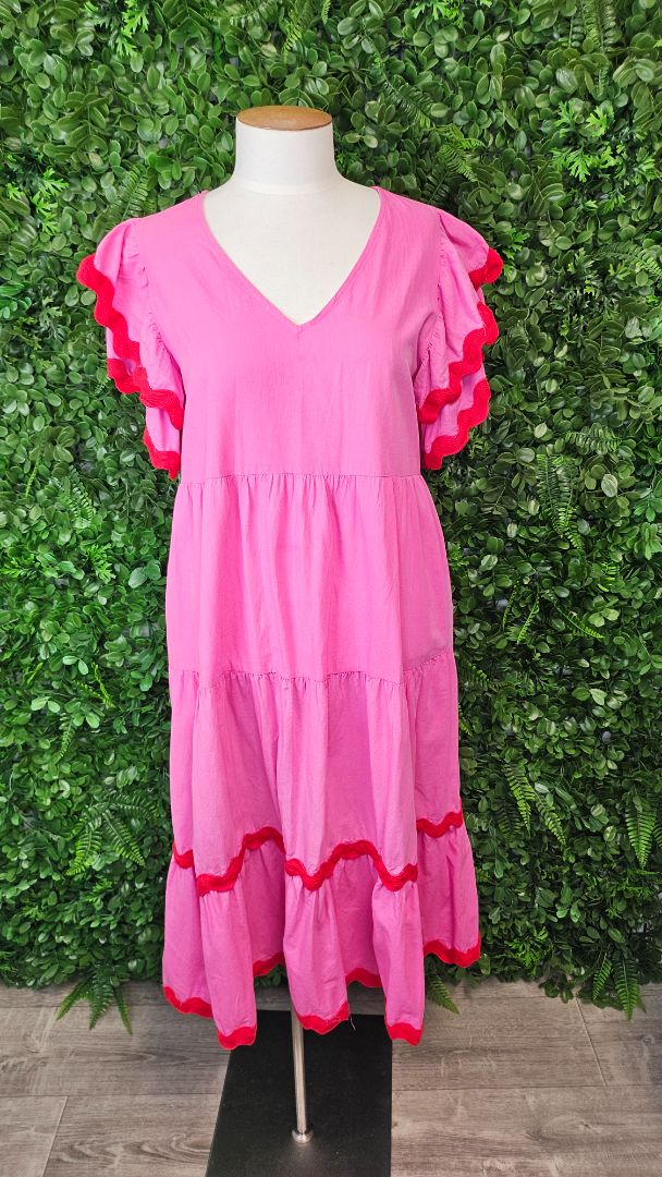 Label Of Love Pink Ric Rac Dress (12)