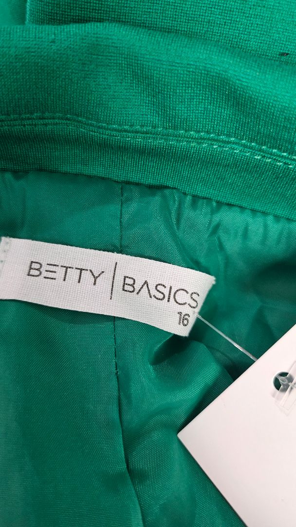 Betty Basics Green Ponte Blazer (16)