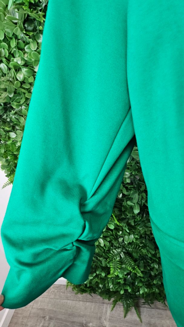 Betty Basics Green Ponte Blazer (16)