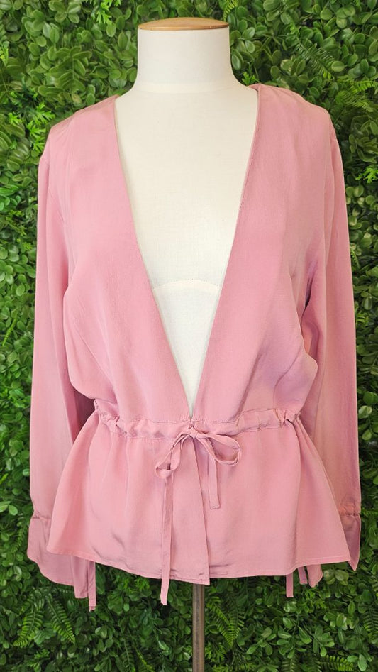 Monson Dusty Pink Silk Jacket 14