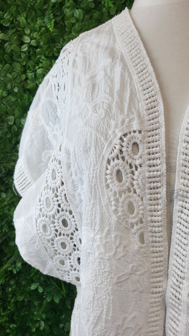 Gypsy Swing White Lace Bolero (10-12)