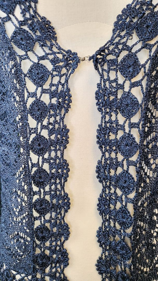 Mesmerise Navy Lace Bolero (12)