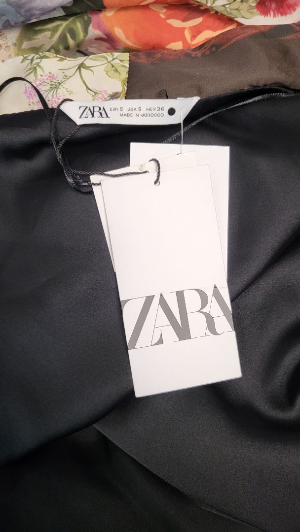 Zara Pattern Duster Coat BNWT (10-12)