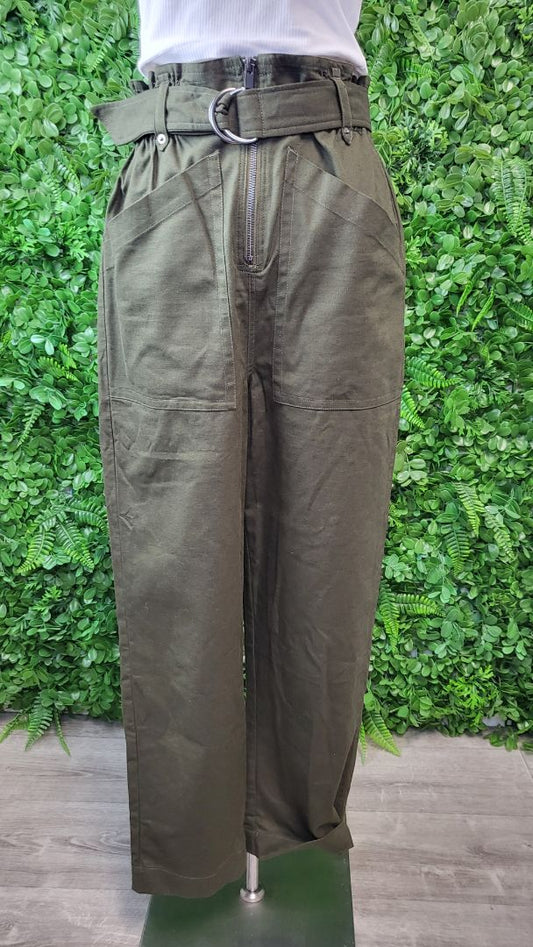 State of Play Khaki High Waist Pant (10)