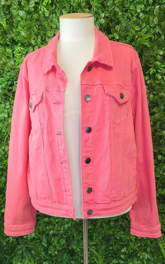 Shine on Watermelon Monty Denim Jacket BNWT (18)