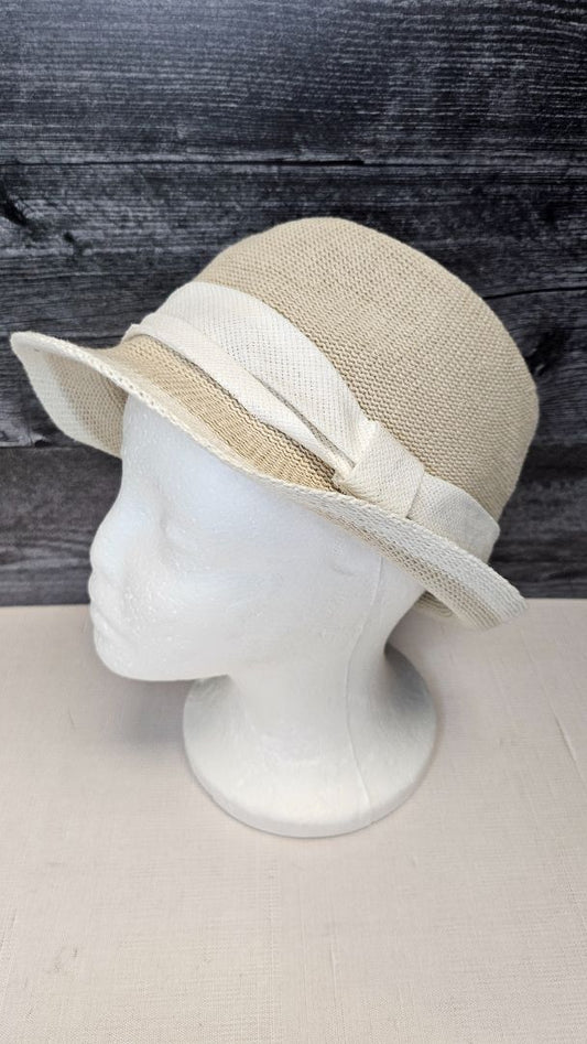 Icing Natural Cotton Fedora Hat