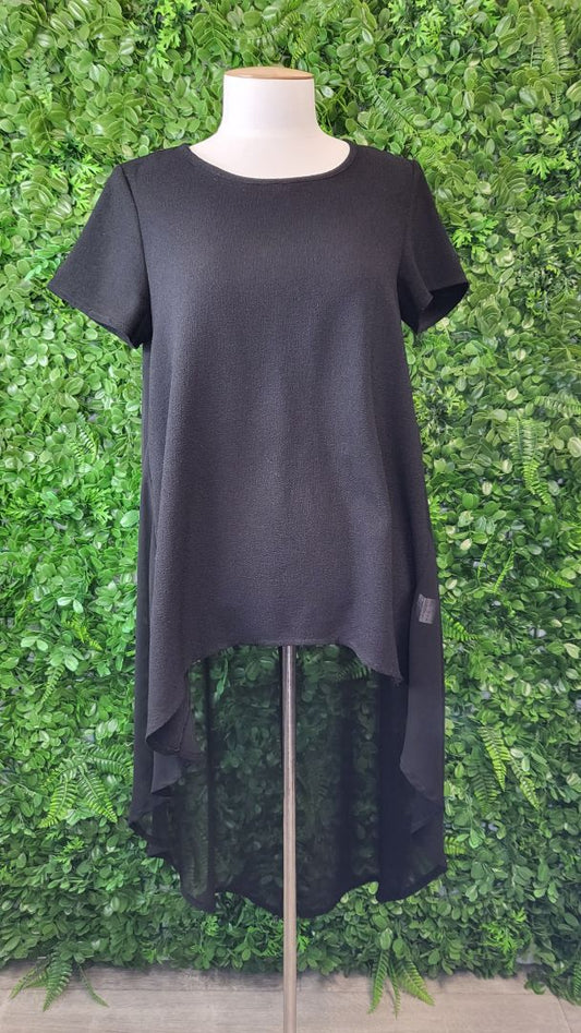 Jorge Black Chiffon Top (10)