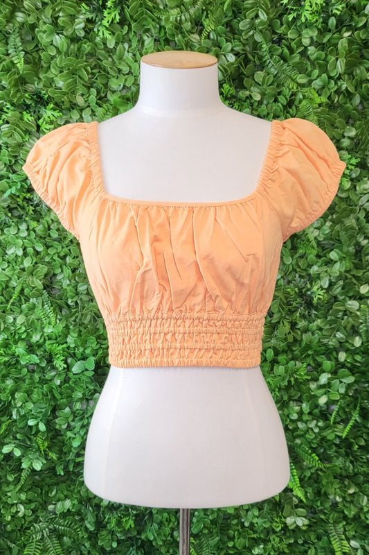 Rhythm Orange Crop Top (10)