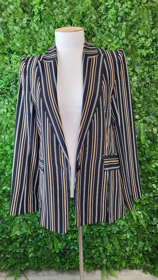 Cue  Stripe Blazer (10)