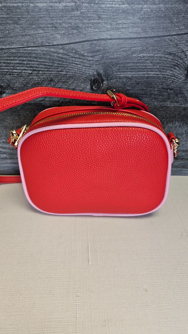 Antler Red Aggie Bag W19cmx D7cmx15cmh