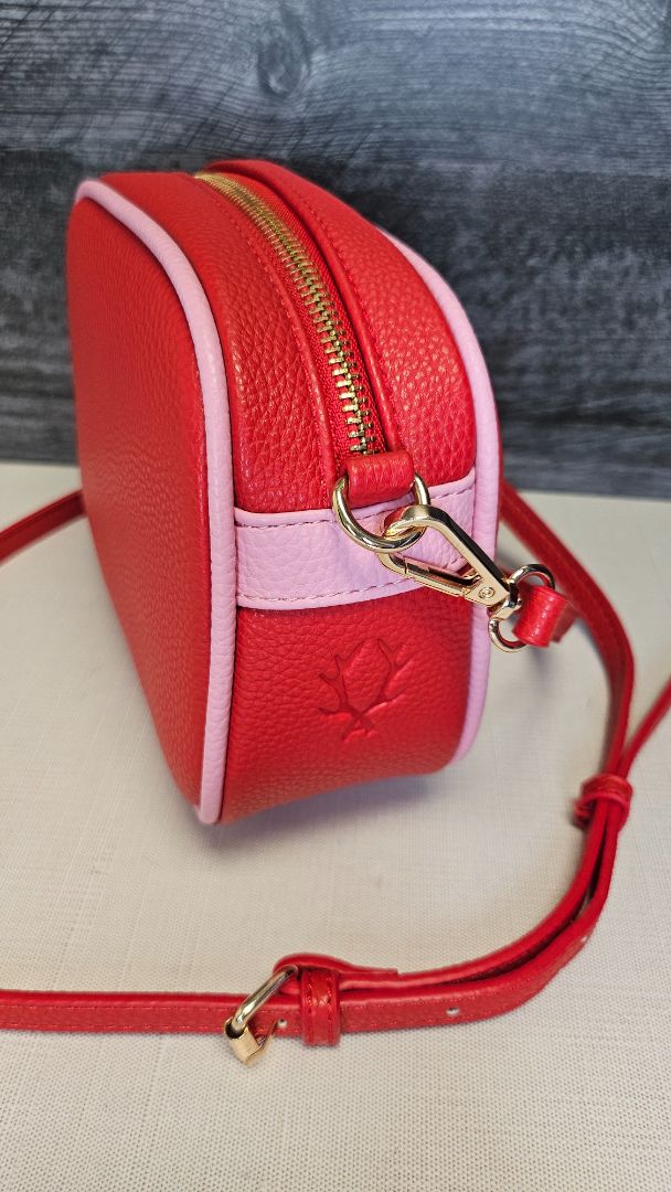 Antler Red Aggie Bag W19cmx D7cmx15cmh