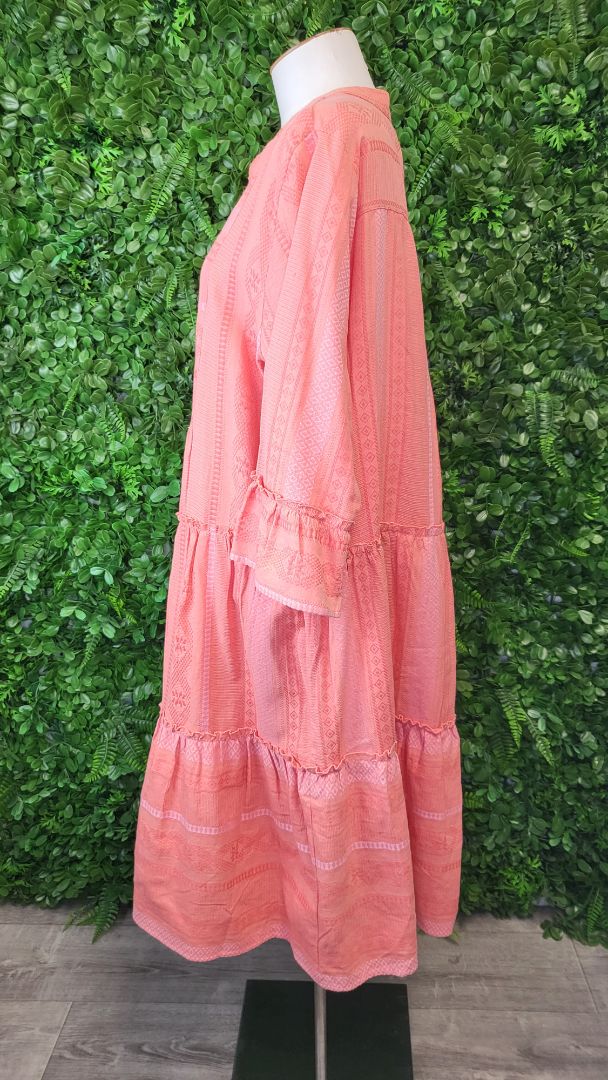 Virtuelle Coral Jacquard Dress (16)