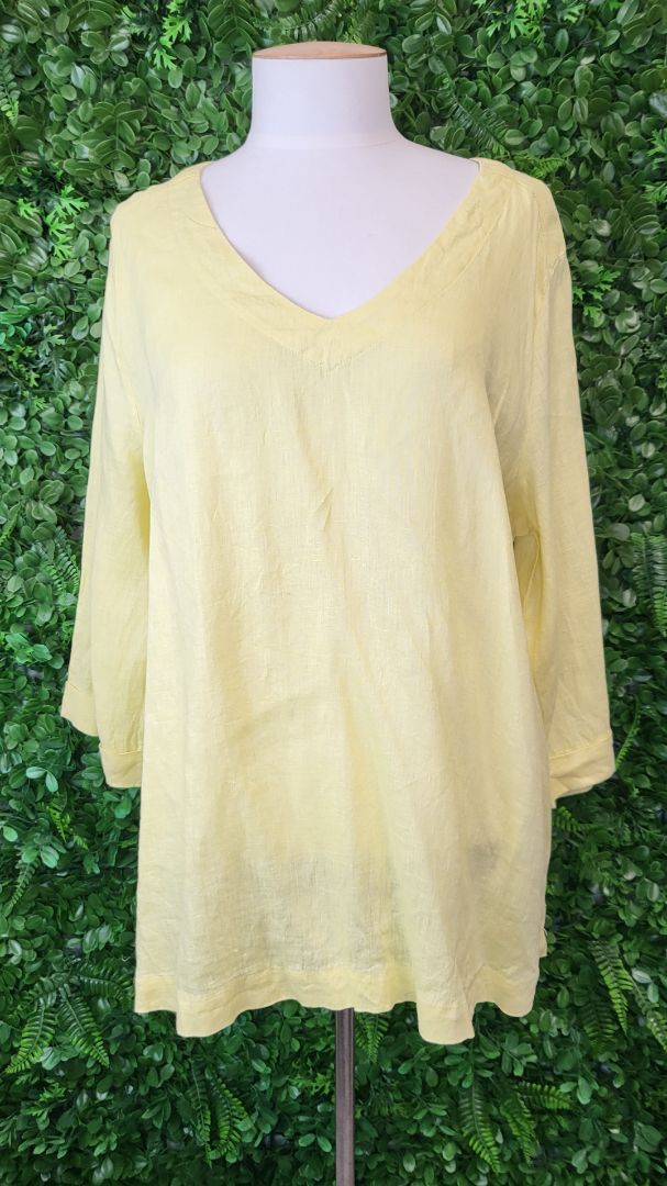 Blackstone Lemon Linen Top (16)