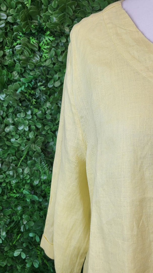 Blackstone Lemon Linen Top (16)