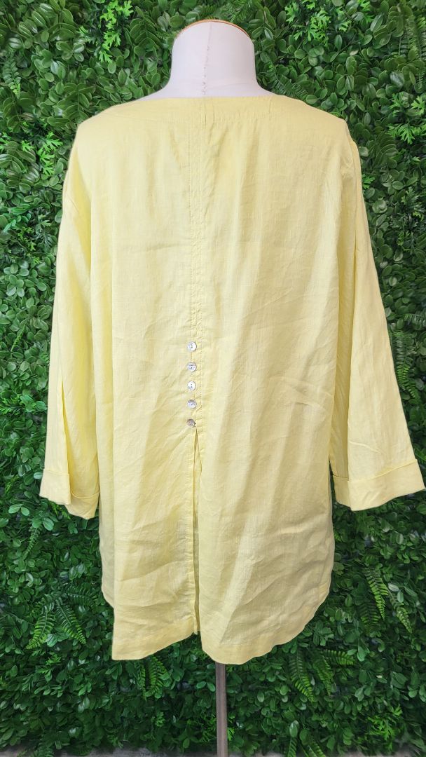 Blackstone Lemon Linen Top (16)